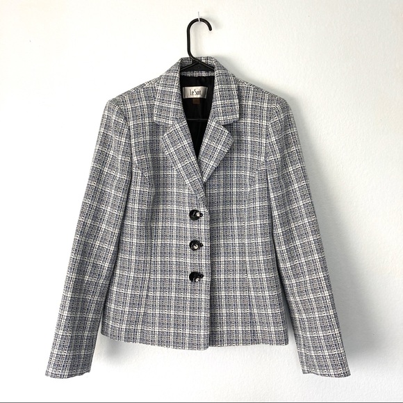 🚫SOLD🚫 Le Suit Tweed Jacket - Picture 4 of 8